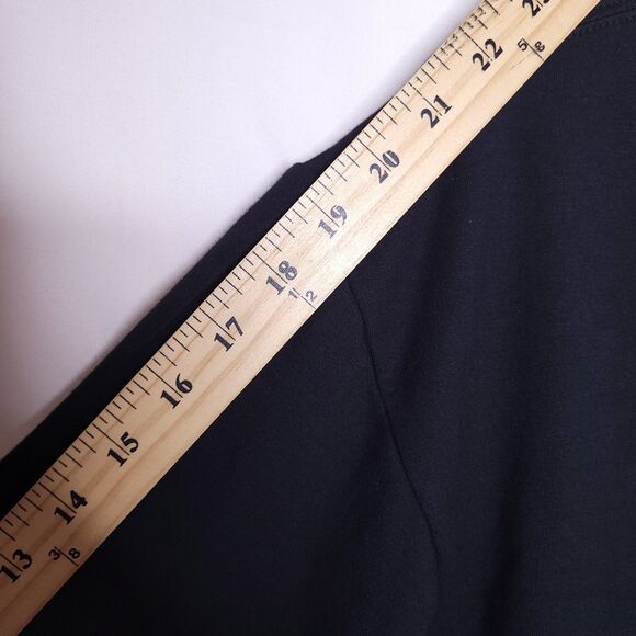 Haribo Sweatshirt Womens Large Black Cropped Fleece V Neck - Picture 8 of 11